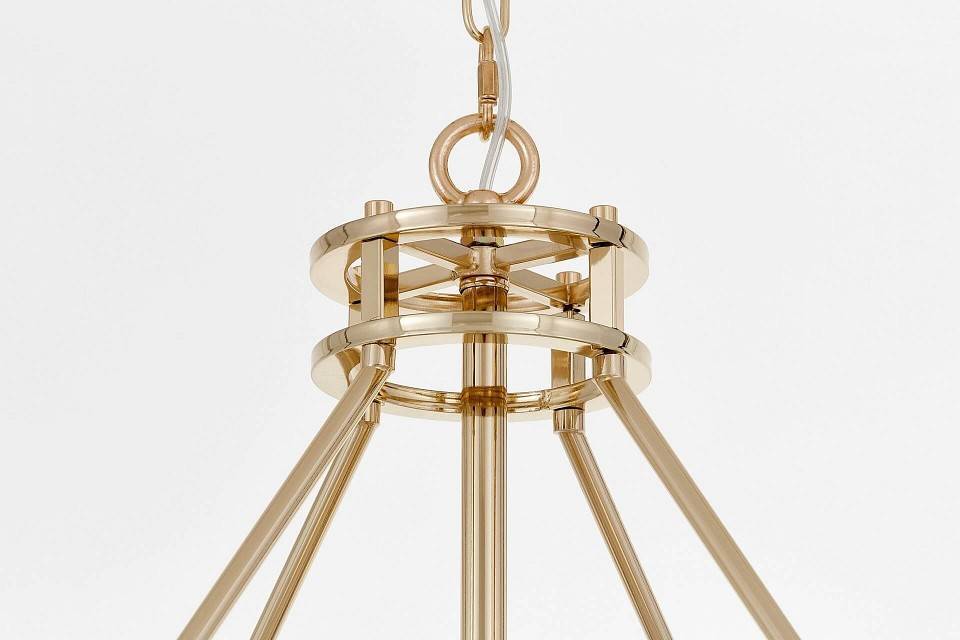 Подвесная люстра LUMINA DECO Marietta LDP 8025-8 F.GD+WT