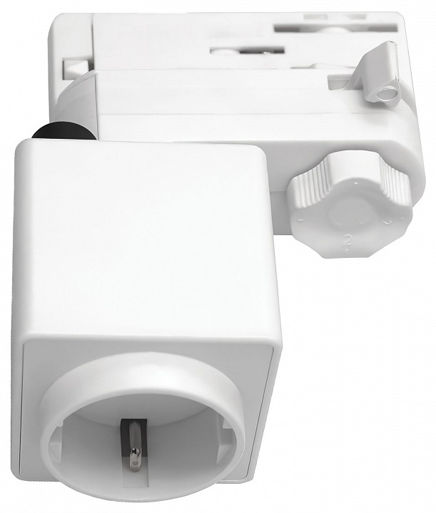 Розетка с заземлением на треке Lightstar Quattro 594006-WSA