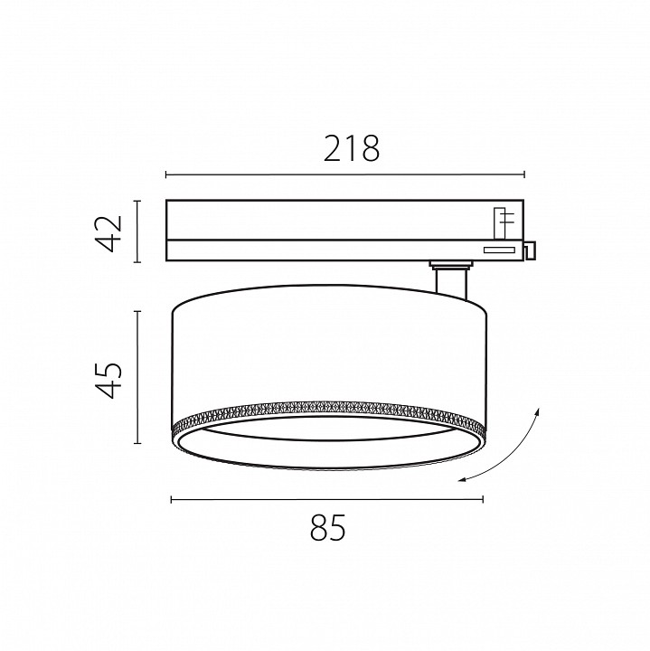 Светильник на штанге Lightstar Alta Pro A5547TRIAC