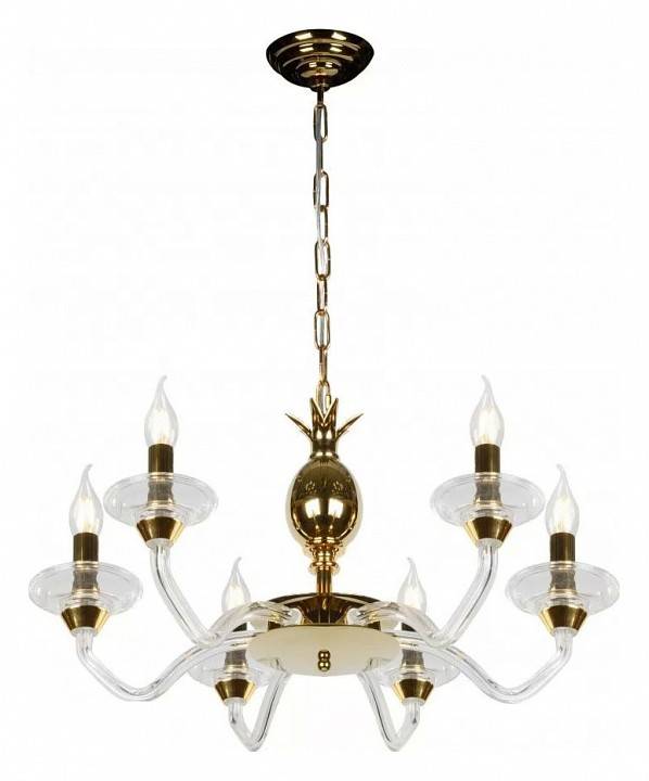 Подвесная люстра iLamp Flo YT2049-8 GD+Cear