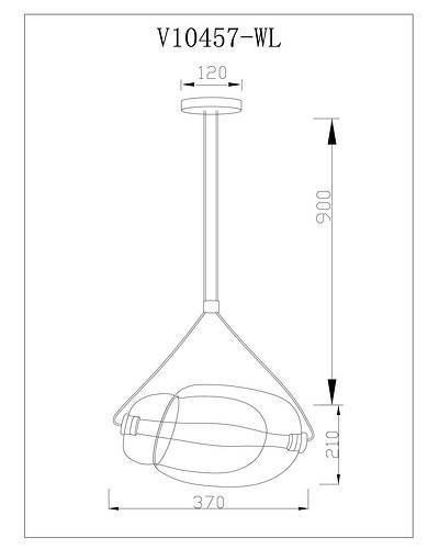 Подвесной светильник Moderli Ancona V10457-1PL