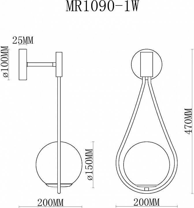 Бра MyFar Florenz MR1090-1W