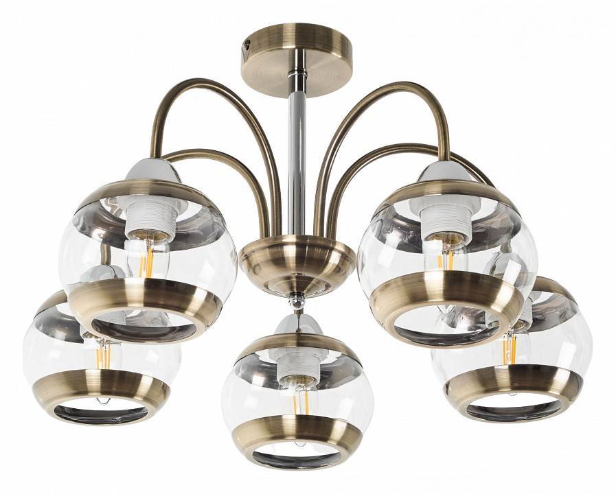 Люстра на штанге MyFar Kris 5 ламп MR1491-5C