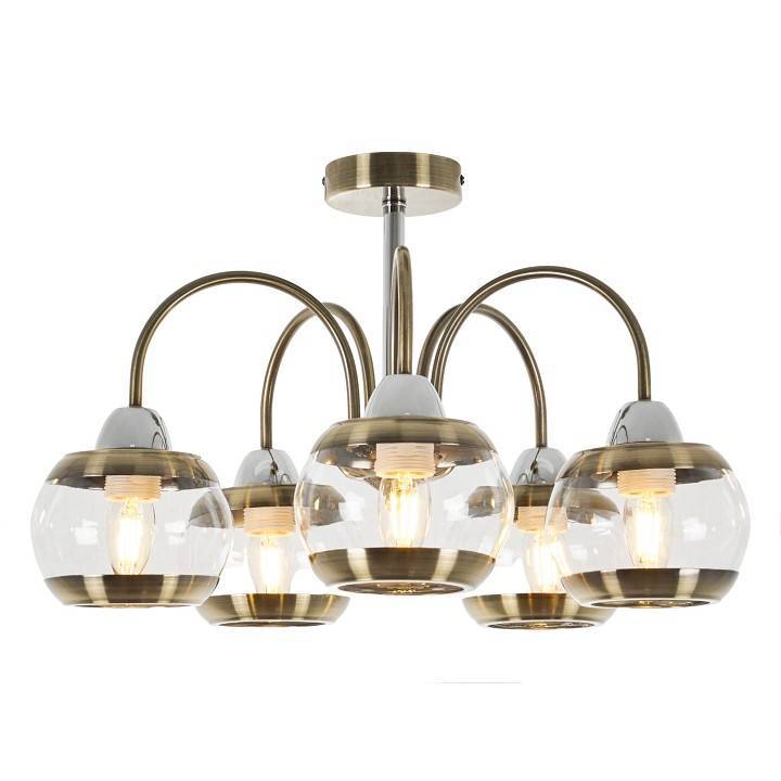 Люстра на штанге MyFar Kris 5 ламп MR1491-5C