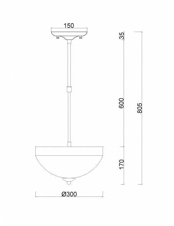 Светильник на штанге MyFar Ceiling MR1525-3C