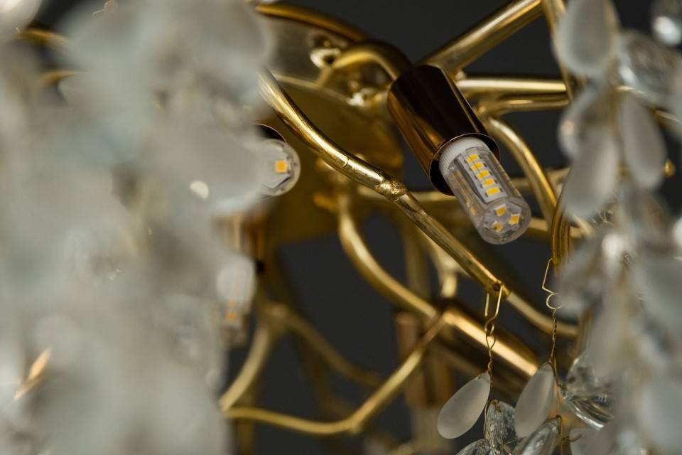 Подвесная люстра Milosh Tendence 921 10 ламп 0921CL-10GD