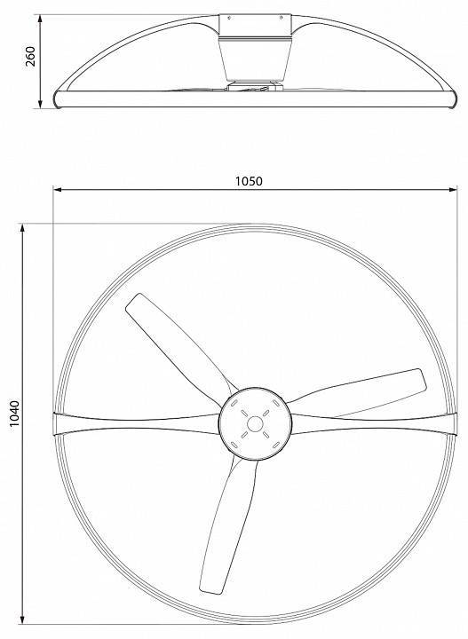 Светильник с вентилятором Mantra (люстры-вентиляторы) Nepal 7531