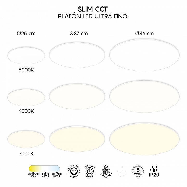 Накладной светильник Mantra SLIM 8691