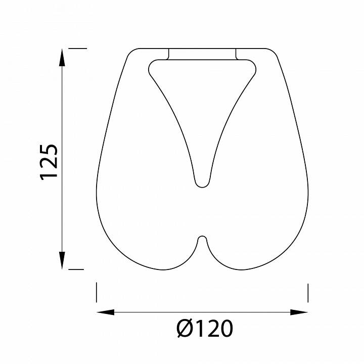 Плафон стеклянный Mantra Andromeda 8945