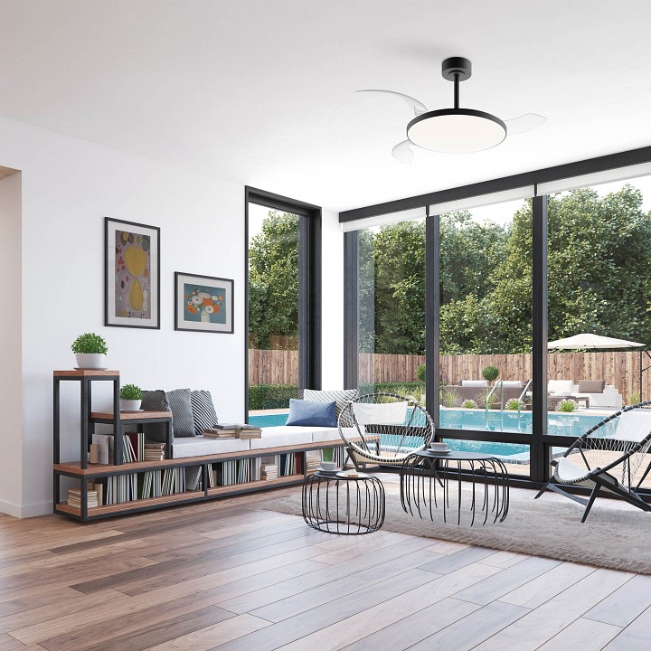 Светильник с вентилятором Mantra SLIM FAN 9055