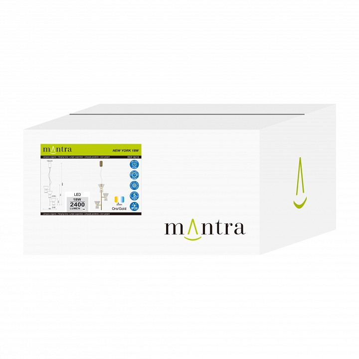 Подвесная люстра Mantra New York 9218