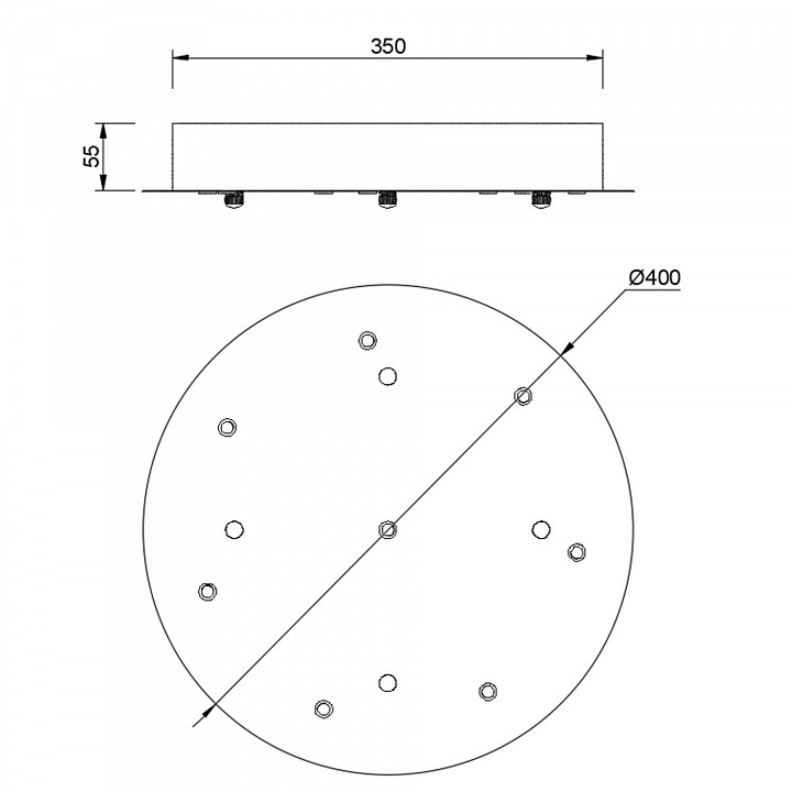 Основание Mantra Modular Light Florones 9368