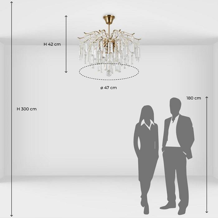 Люстра на штанге MW-Light Бриз 51 6 ламп 111019506