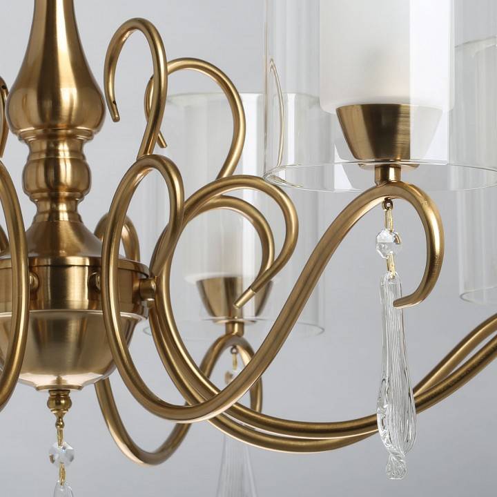 Подвесная люстра MW-Light Эллегия 8 8x60 Вт E14 303012708