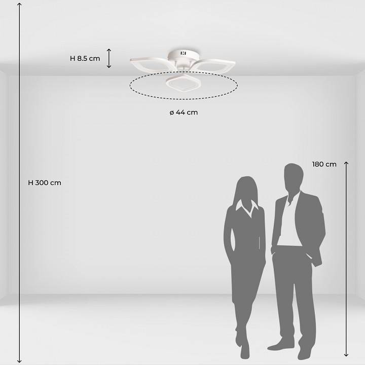 Потолочная люстра De City Мадлен 3xE14 424018203