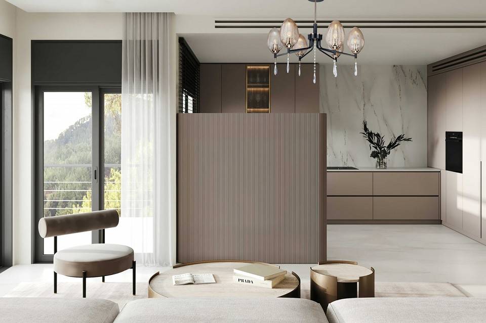 Люстра на штанге De City Клэр 463012206