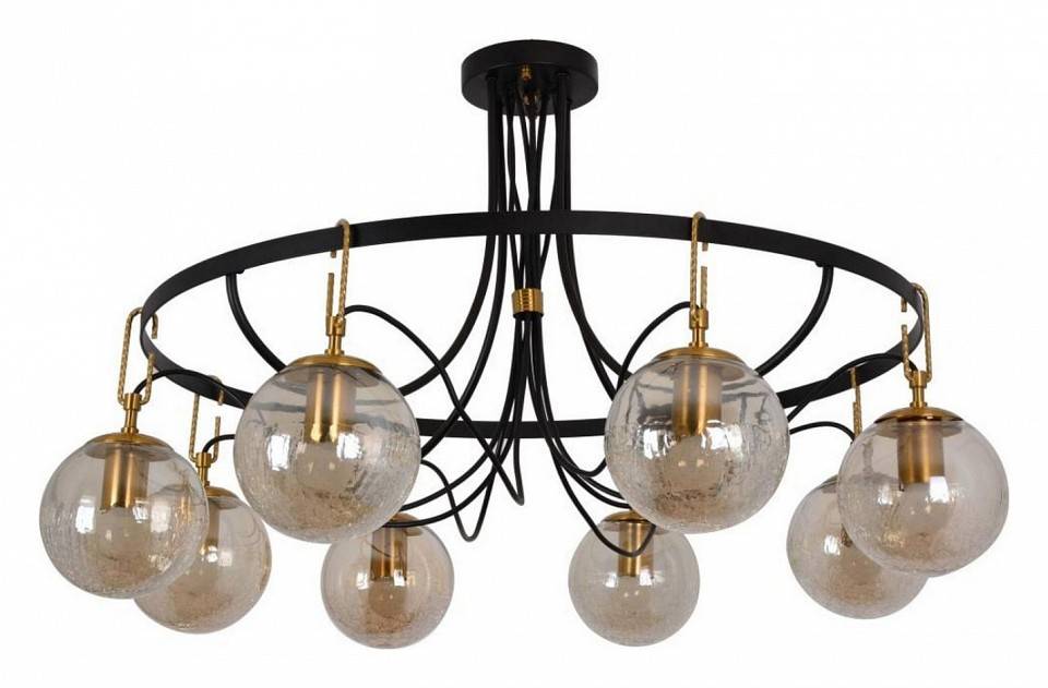 Люстра потолочная DeMarkt Гамбург 8x60 Вт E14 605016308