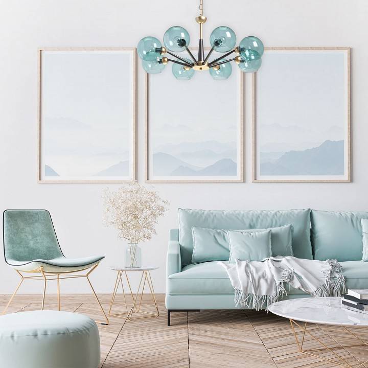 Подвесная люстра DeMarkt Гамбург 8х60 Вт E14 605018008