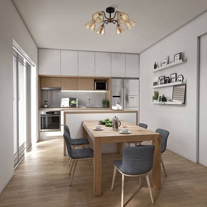 Люстра на штанге De City Дэла 6 ламп E27 635011406