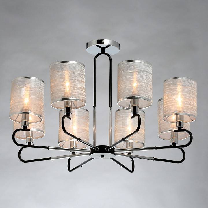 Люстра на штанге DeMarkt Конрад 10 8x40 Вт E14 667012508