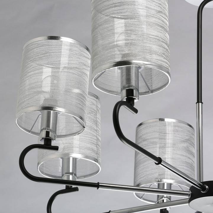 Люстра на штанге DeMarkt Конрад 10 8x40 Вт E14 667012508