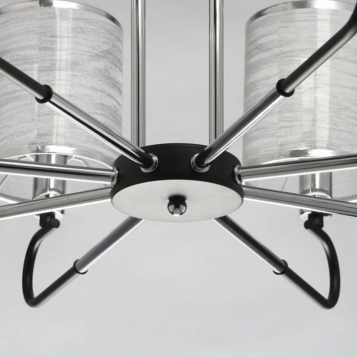 Люстра на штанге DeMarkt Конрад 10 8x40 Вт E14 667012508