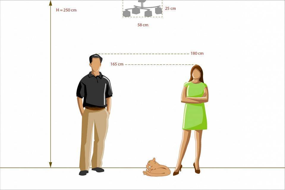 Люстра на штанге De City Тетро 4x60 Вт E27 673011004