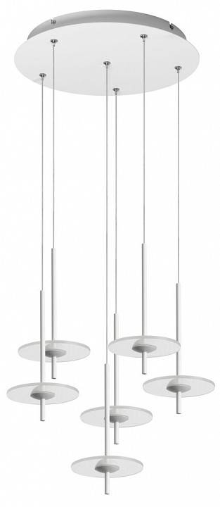 Подвесная люстра DeMarkt Ауксис 6х60 Вт E27 722013006