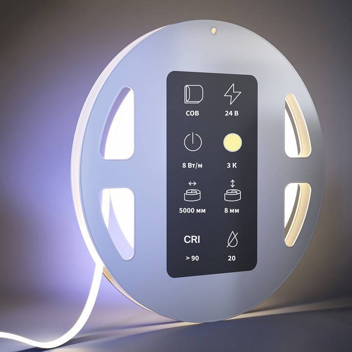 Лента светодиодная Maytoni 24V 4.8 Вт/м 4000K IP65 5 м 201071