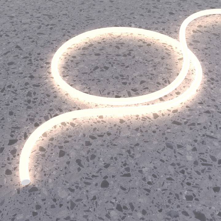 Шнур световой гибкий неон Maytoni Круглый 360° 201147