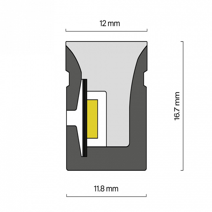 Гибкий неон Maytoni 220 В 8x16 мм 6000 K IP65 432003