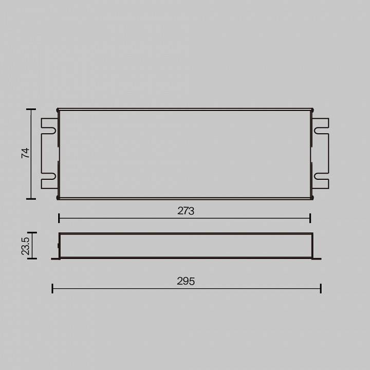 Блок питания Maytoni TRIAC диммируемый 24V 250W IP67 734005
