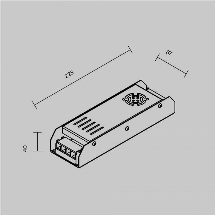 Блок питания Maytoni 12В 300 Вт IP20 811002