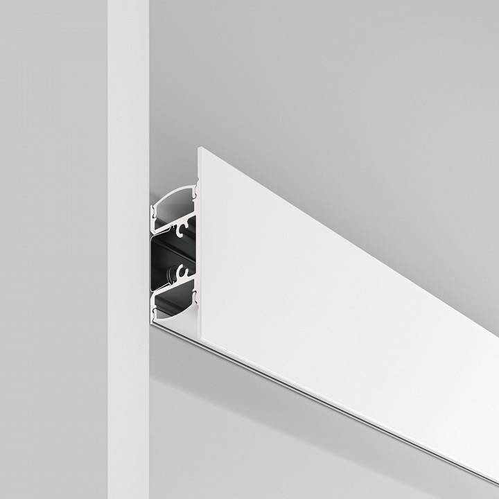 Профиль алюминиевый накладной Maytoni 2 м белый ALM-1848-W-2M