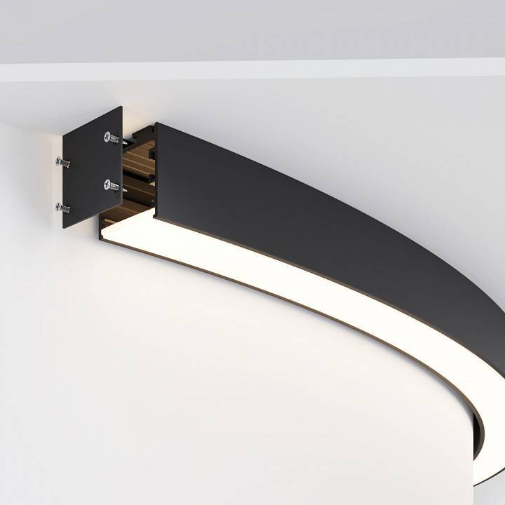 Профиль накладной Maytoni Led strip 90° 1.5 м ALM-3535R-B-D-90°-1.5M