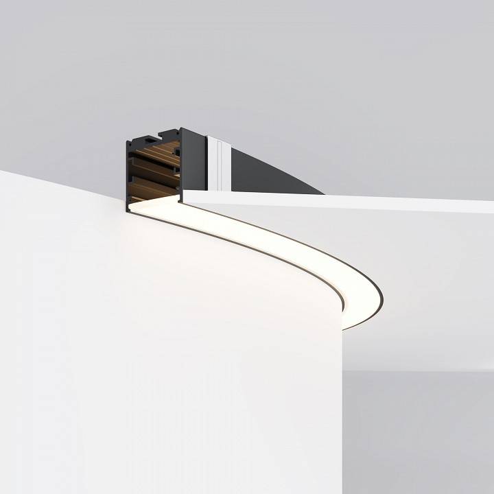 Профиль накладной Maytoni Led strip 90° 1.5 м ALM-3535R-B-D-90°-1.5M
