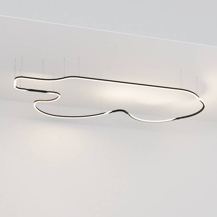 Профиль накладной Maytoni Led strip 180° 0.5 м ALM-3535R-B-T-180°-0.5M