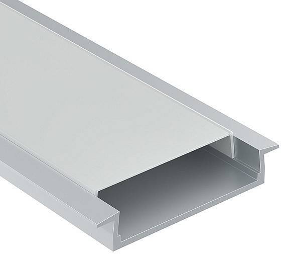 Профиль алюминиевый встраиваемый Maytoni 2 м ALM003S-2M