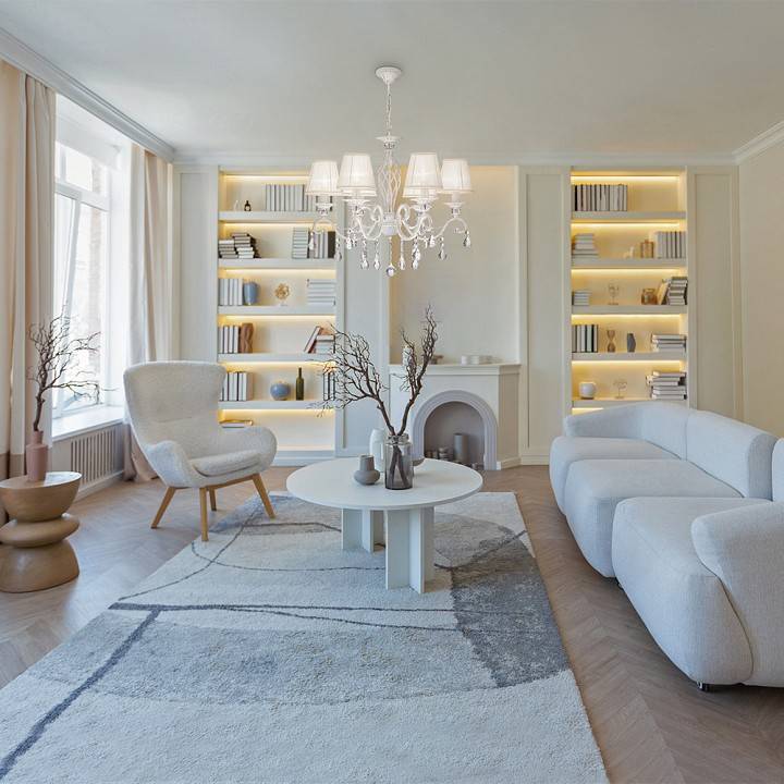 Подвесная люстра Maytoni Grace 6 ламп Золото ARM247-06-G