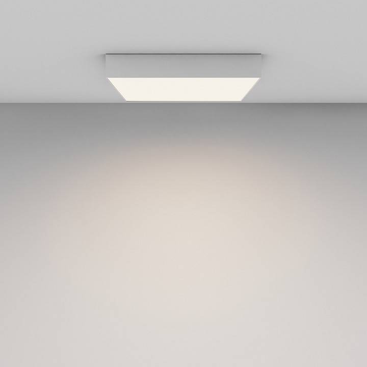 Потолочный светильник Maytoni Zon 45 Вт 4000 К квадратный белый C032CL-45W4K-SQ-W