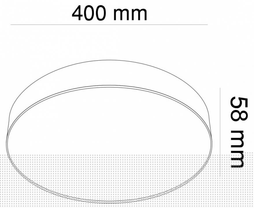 Потолочный светильник Maytoni Zon LED 48 Вт 3000 К матовое золото C032CL-L48MG3K