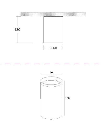 Накладной светильник Maytoni Focus Design C036CL-01B