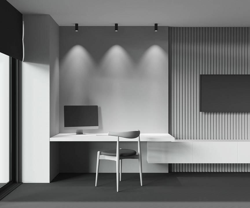 Потолочный светильник Maytoni Focus LED 12 Вт 3000 К C056CL-L12B3K-W-B