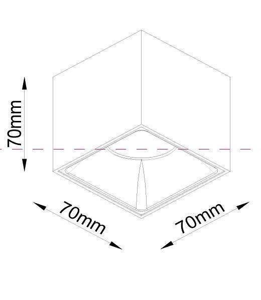 Накладной светильник Maytoni Alfa 12 Вт 4000 К C065CL-L12B4K