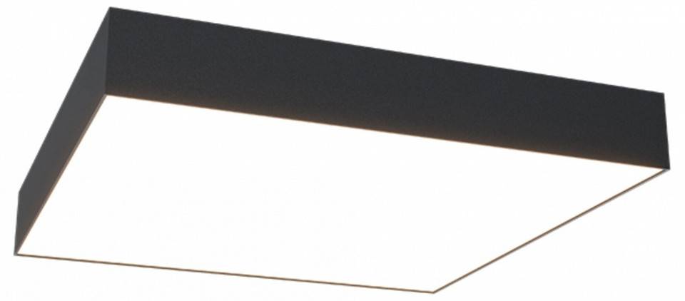 Накладной светильник Maytoni Zon LED 48 Вт 3000K черный квадратный C067CL-L48B3K