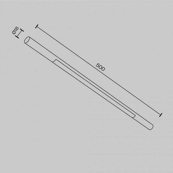 Модульный светильник Maytoni Basis C100CL-L500-12W3-6K-B