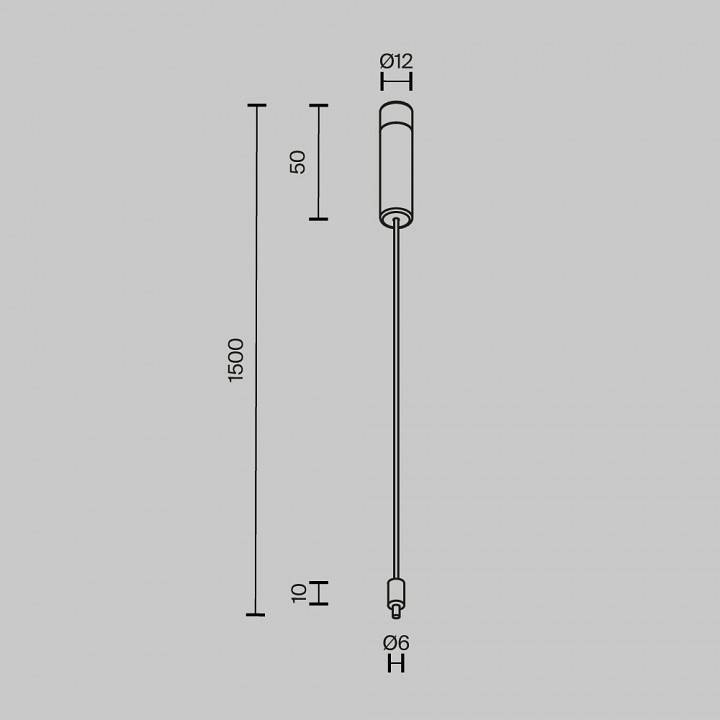 Основание на штанге Maytoni Accessories for system Axity CA009PM-BS