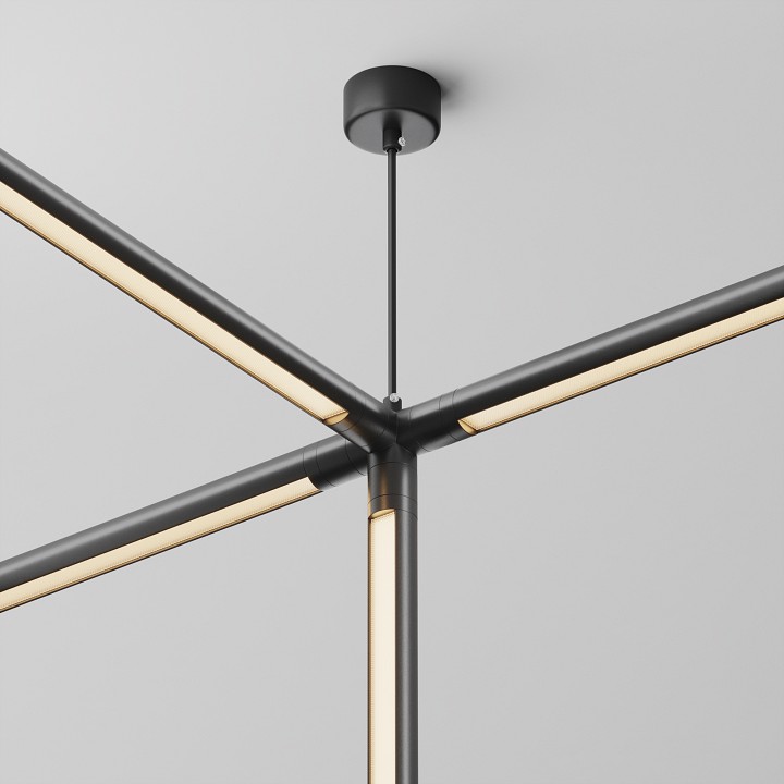 Токопровод угловой внутренний Maytoni  CA019L4C-P-B