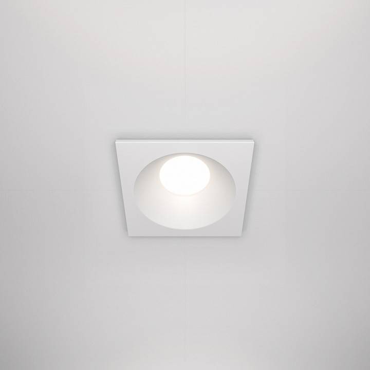 Встраиваемый светильник Maytoni Zoom белый DL033-2-01W