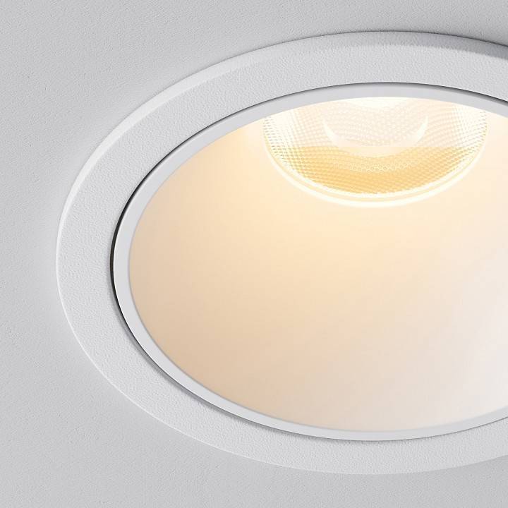 Встраиваемый светильник Maytoni Alfa LED DL043-01-10W2.7K-RD-W